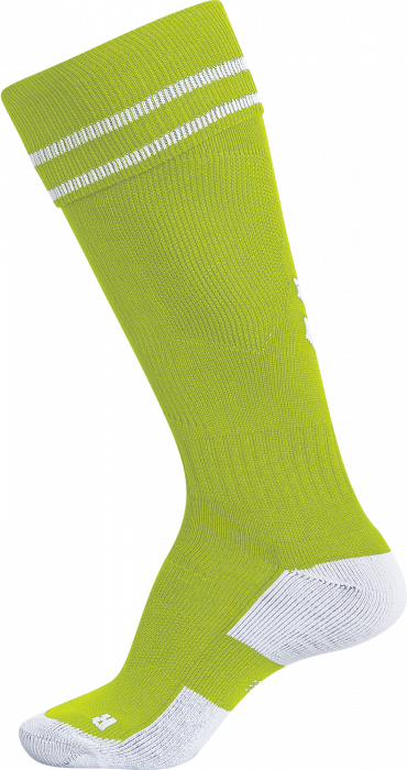 Hummel - Element Football Sock - Green Gecko & blanc