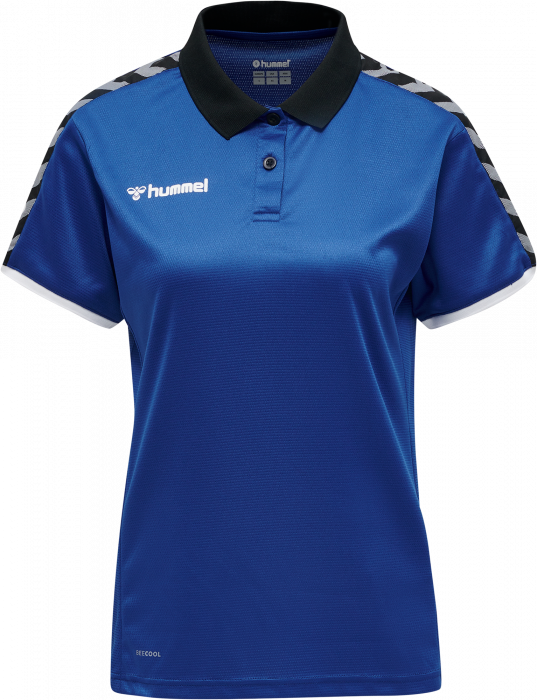 Hummel - Authentic Woman Functional Polo - True Blue & sort