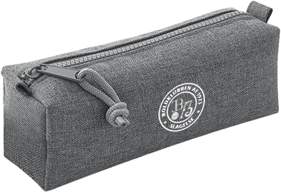 Quadra/Bagbase - B73 Pencil Case - Grey Marl