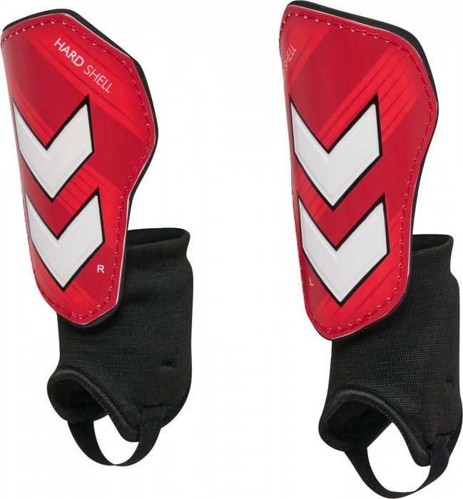 Hummel - Shin Guards Hard Shell - Rouge