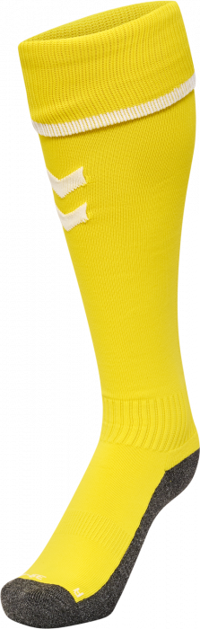 Hummel - Core Football Socks - Blazing Yellow & blanc