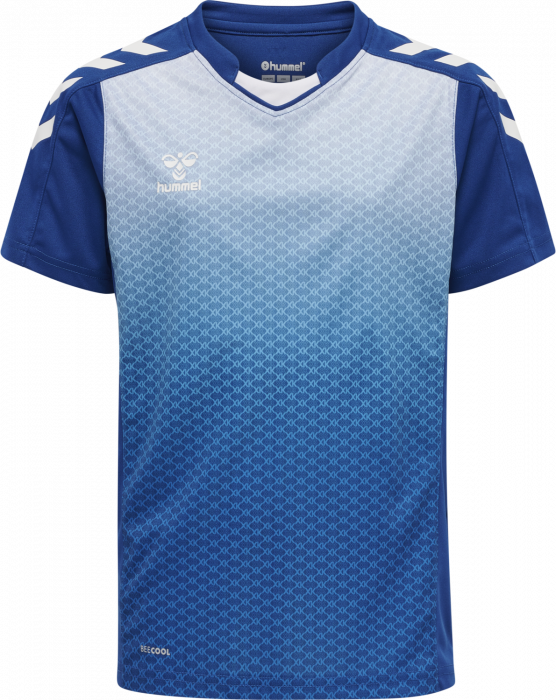 Hummel - Core Xk Sublimaiton Jersey Jr - True Blue & blanco