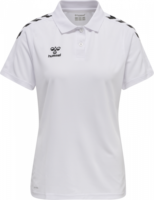 Hummel - Core Xk Polo Women - Blanco & negro