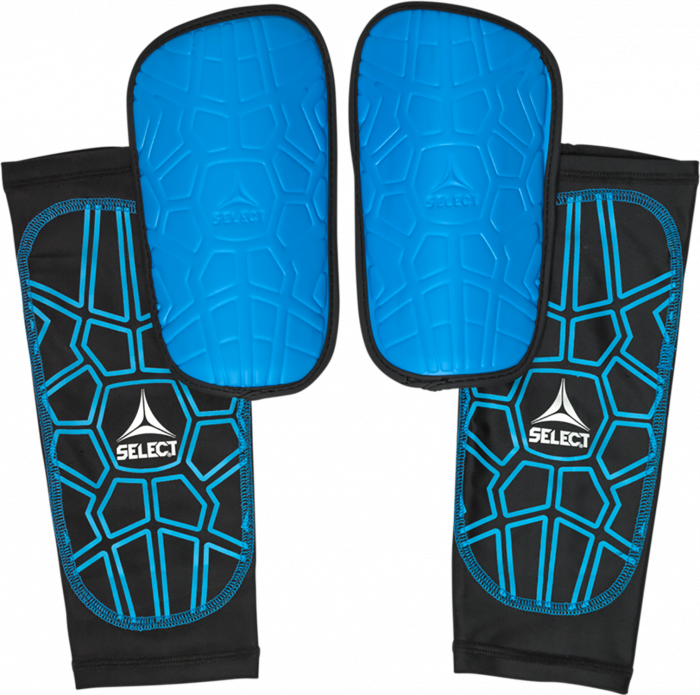 Select - Super Safe Shin Guards V23 - Blau & schwarz