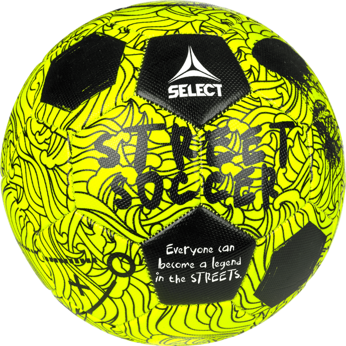 Select - Street Soccer V24 Football - Giallo & nero