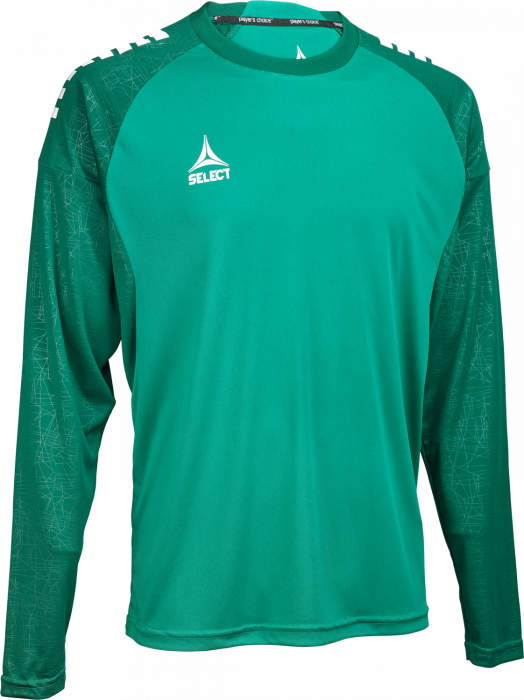 Select - Spain V25 Player Shirt L/s - Green & white