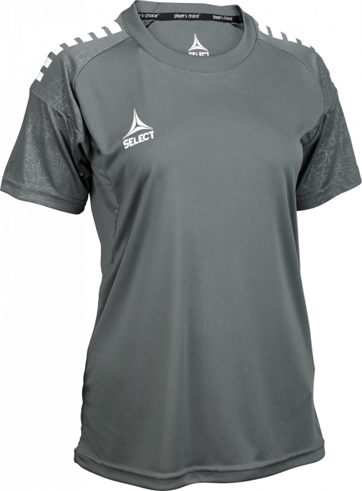 Select - Spain V25 Player Shirt S/s Women - Grigio & bianco